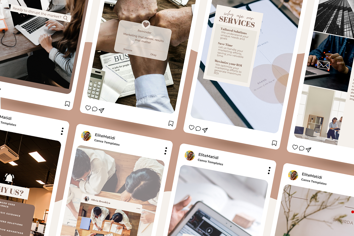 Marketing Agency Social Media, a Social Media Template by EliteMatidi (Photo 8 of 8)