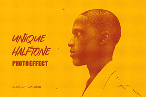 Unique Halftone Photo Effect, a Layer Style Add-On by WudelMbois Studio