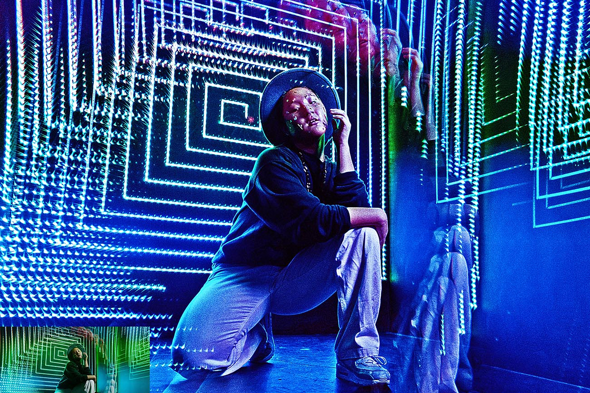 Cyberpunk Style Artwork Ps Action, an Action Add-On by Studio Retouch (Photo 2 of 14)