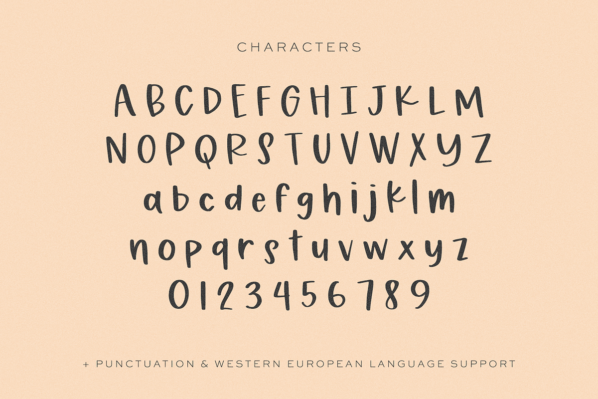 Sugar Pumpkin Sans, a Handwritten Font by Beck McCormick (Photo 10 of 10)