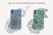 Hand drawn floral elements, a Decorative Illustration by Wander Designs (Thumbnail 4 of 8)