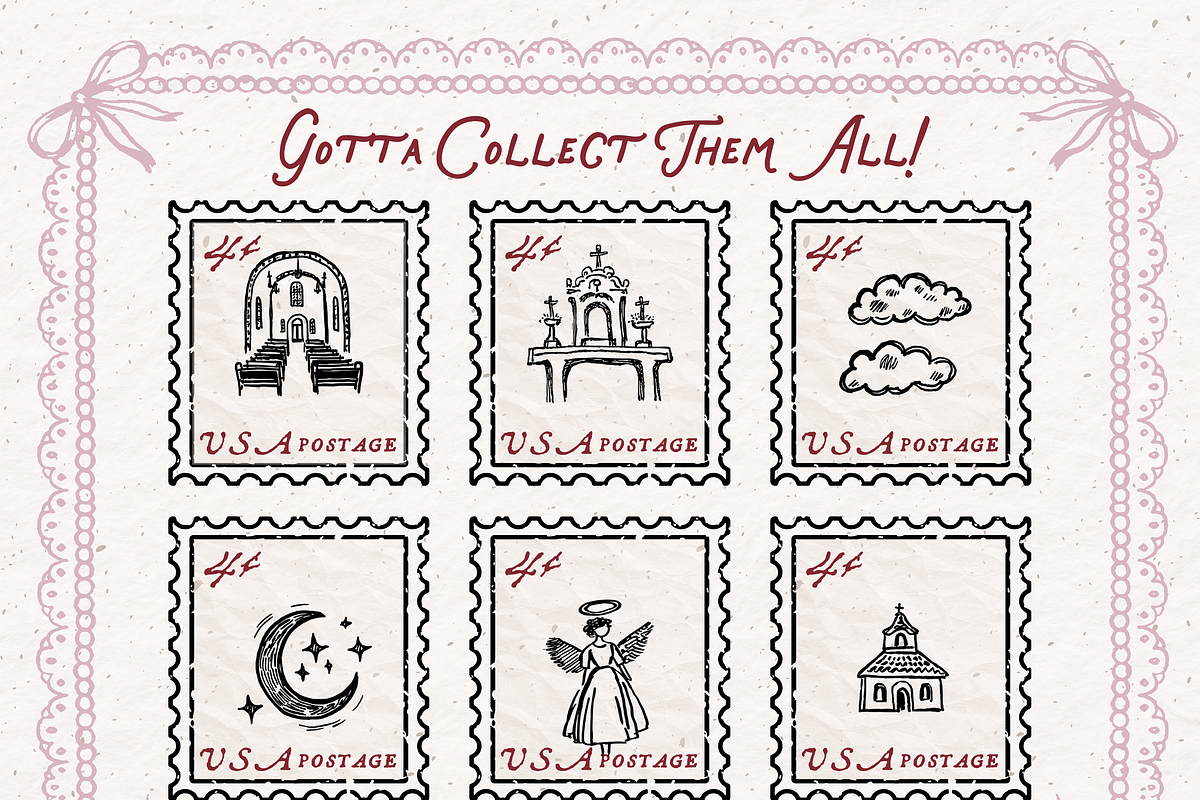 Christian Clipart, Church Doodles, an Object Illustration by The October Creative (Photo 6 of 6)