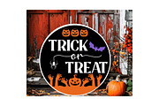 Halloween Round Door Sign Svg, an Object Graphic by Digi_Design_World (Thumbnail 4 of 9)