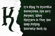 Wangor Asfrac - Modern Blackletter, a Blackletter Font by Dhabee (Thumbnail 9 of 15)