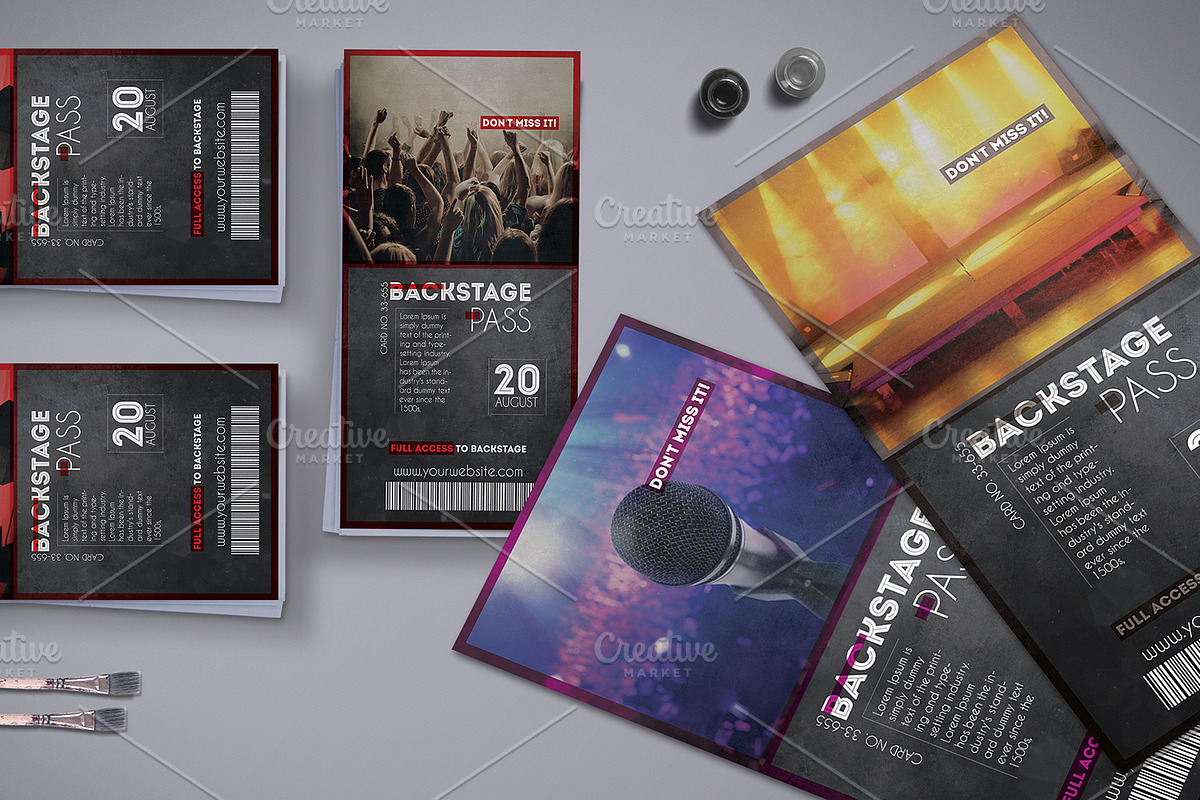 Multipurpose Backstage Pass, a Card Template by Tzochko (Photo 4 of 5)