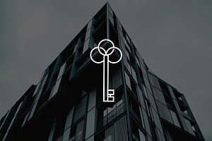 Minimalist Luxury Key Logo