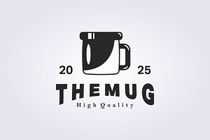 vintage mug logo template design, a Branding & Logo Template by Lodzrov