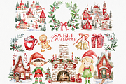 Sweet Christmas Clipart Bundle, a Seasonal Illustration by ClipArtCharm (Thumbnail 3 of 6)