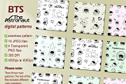 BTS Seamless Pattern Kpop Papers PNG, a Pattern Graphic by FancyDesignStudio (Thumbnail 1 of 9)