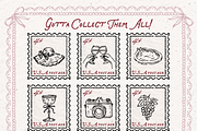 Vacation Clipart, Travel Doodles, an Object Illustration by The October Creative (Thumbnail 7 of 7)