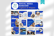 Social Media Manager -Canva Posts, a Social Media Template by Viral Content Design (Thumbnail 3 of 17)
