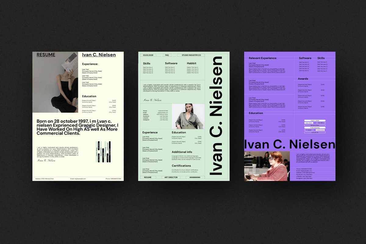 CV | Resume Kit Template, a Resume Template by Studio Industry (Photo 5 of 11)