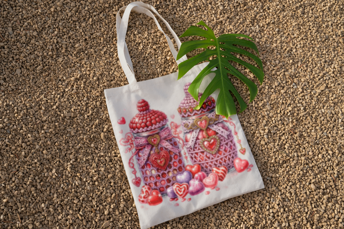 Crochet Valentine’s Day PNG Clipart, an Object Illustration by KennedyStudio (Photo 5 of 5)