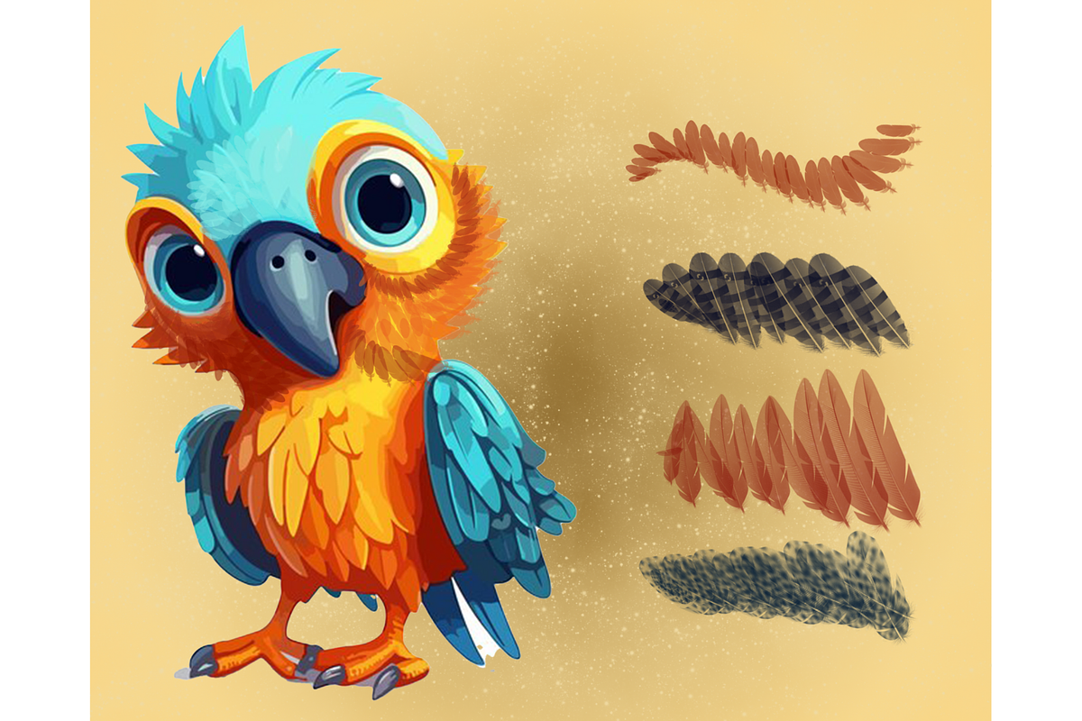 Realistic Fur Brushes, a Brush Add-On by Velo Graphic Studio (Photo 4 of 9)