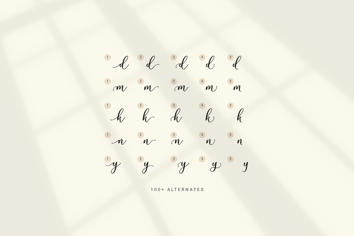 Aphrodite, a Script Font by Gatype (Photo 5 of 15)