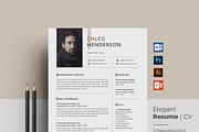 Resume/CV, a Resume Template by Creatune (Thumbnail 1 of 6)
