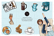 Coffee & cookies clipart bundle png, a Food Illustration by Parinaz Wadia Design (Thumbnail 10 of 10)