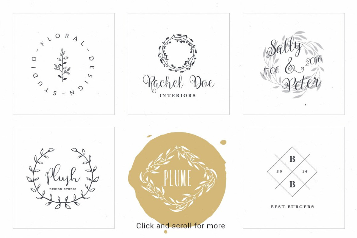 3 in 1 Floral Kit Bundle, a Branding & Logo Template by VladCristea (Photo 6 of 30)