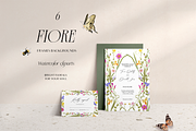 FIORE Bright watercolor flowers, a Decorative Illustration by Grace Noboa Illustrations (Thumbnail 5 of 17)