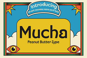 Mucha Art Nouveau Sans Serif Font