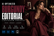 Burgundy Editorial Lightroom Presets, a Preset Add-On by AAA Presets (Thumbnail 1 of 18)