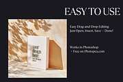 A5 Hardcover Book Mockup Bundle – 9, a Mockup by PhoebeCreates (Thumbnail 5 of 5)