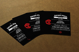 Retro Business Card Black Edition