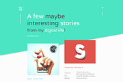 Qusq Pro - Unique Colorful Portfolio, a WordPress Template by IshYoBoy (Thumbnail 7 of 14)