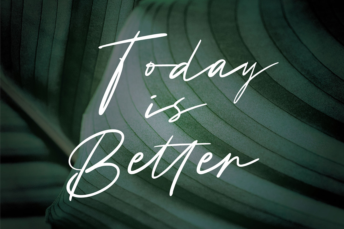 Bahttra, a Script Font by Pustudio (Photo 6 of 7)