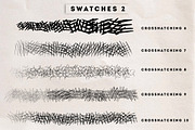 Crosshatching Procreate brushes, a Brush Add-On by MiksKS (Thumbnail 5 of 7)