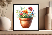 Spring Flower Garden Sublimation, an Illustration by DreamCafeArt (Thumbnail 4 of 5)