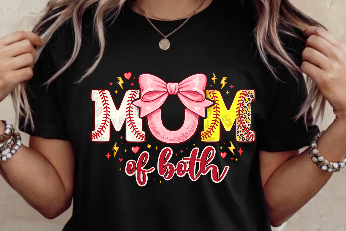 Mom Of Both Baseball Softball PNG, a Graphic by Vector Portal (Photo 5 of 9)