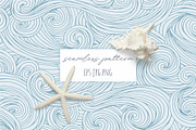Seamless pattern with waves, a Pattern Graphic by Elona Laff (Thumbnail 1 of 5)