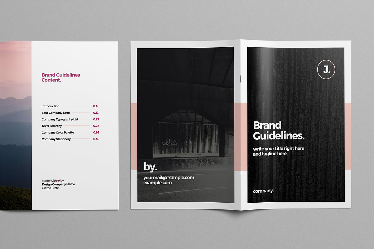 Brand Style Guide Layout, a Presentation Template by broluthfi (Photo 5 of 5)