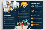 Travel Trifold Brochure Template, a Brochure Template by MightyDesign (Thumbnail 2 of 7)