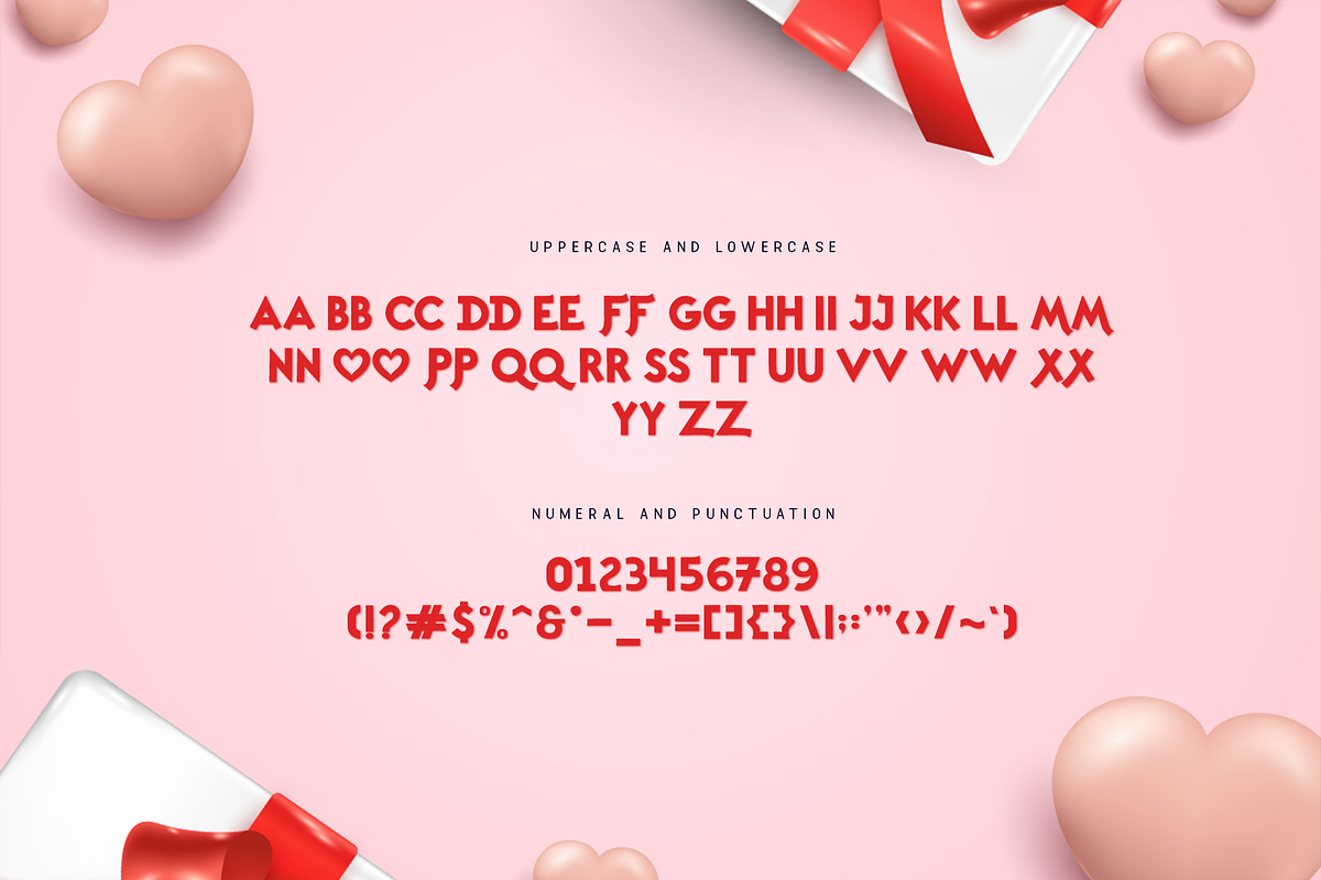 Adore Valentine - A Modern Valentine, a Sans Serif Font by overlaytemplates (Photo 5 of 5)
