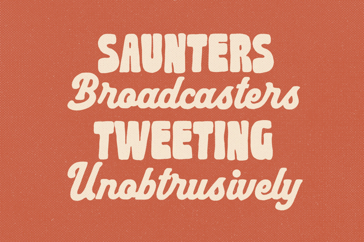 Tasty Parade Retro Font Duo, a Script Font by Letterhend Studio (Photo 3 of 12)