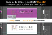 Blank Social Banner Templates for AI, a Websites & App Template by MelindaMartin (Thumbnail 4 of 5)