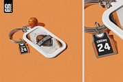 Basketball Keychain Mockup, an Advertising Mockup by SD Mockup (Thumbnail 3 of 5)