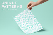 100 Seamless Patterns Collection, a Pattern Graphic by Alex Blogoodf (Thumbnail 2 of 12)