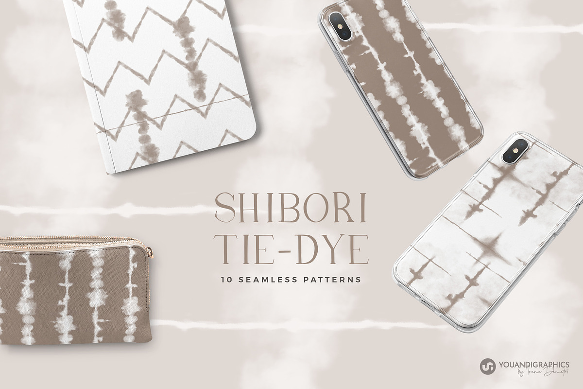 Tie-Dye Seamless Patterns - Shibori, a Pattern Graphic by Youandigraphics (Photo 4 of 11)