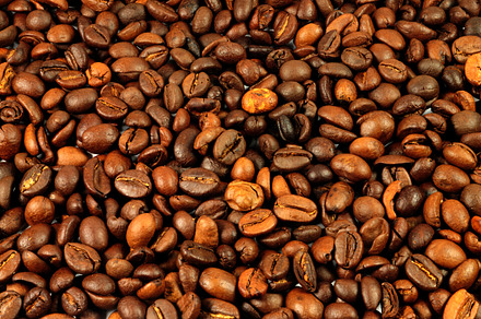 Coffee Beans Isolated On Brown preview 5