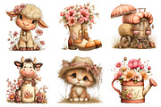Watercolor Farm Clipart Bundle, a Seasonal Illustration by Daily.Designs (Thumbnail 4 of 5)