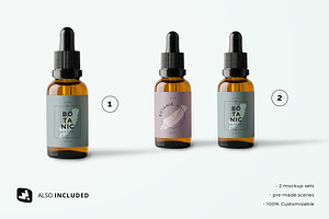 Essential Oil Packaging Mockup