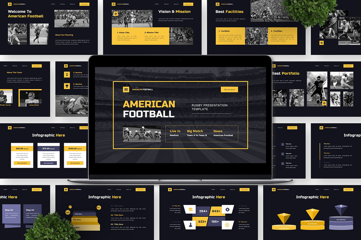 American Football - Rugby Powerpoint preview 6