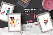 Girl power collection, an Illustration by Kate Art (Thumbnail 3 of 9)