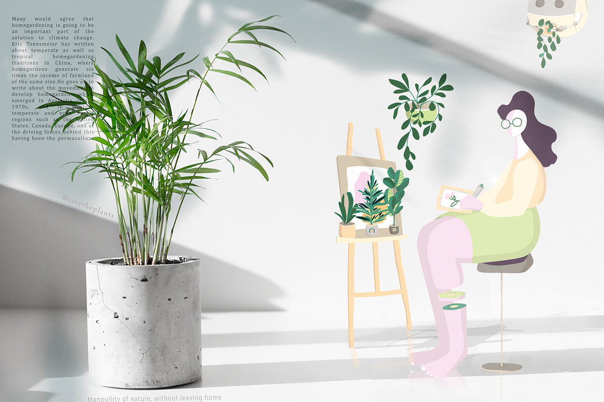 My Future Home it's Little Garden, a Decorative Illustration by Ann Art Houze (Photo 9 of 11)