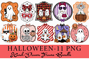 Halloween Hand-Drawn Frame Bundle Pn, an Illustration by Libby Wishes (Thumbnail 1 of 12)