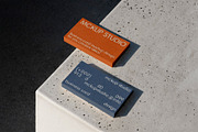 3 Business card mockup, an Advertising Mockup by eezo (Thumbnail 4 of 10)