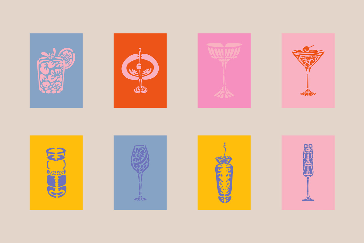16 Drink PNG SVG Vector Set, a Food Illustration by Anada Arty (Photo 1 of 3)
